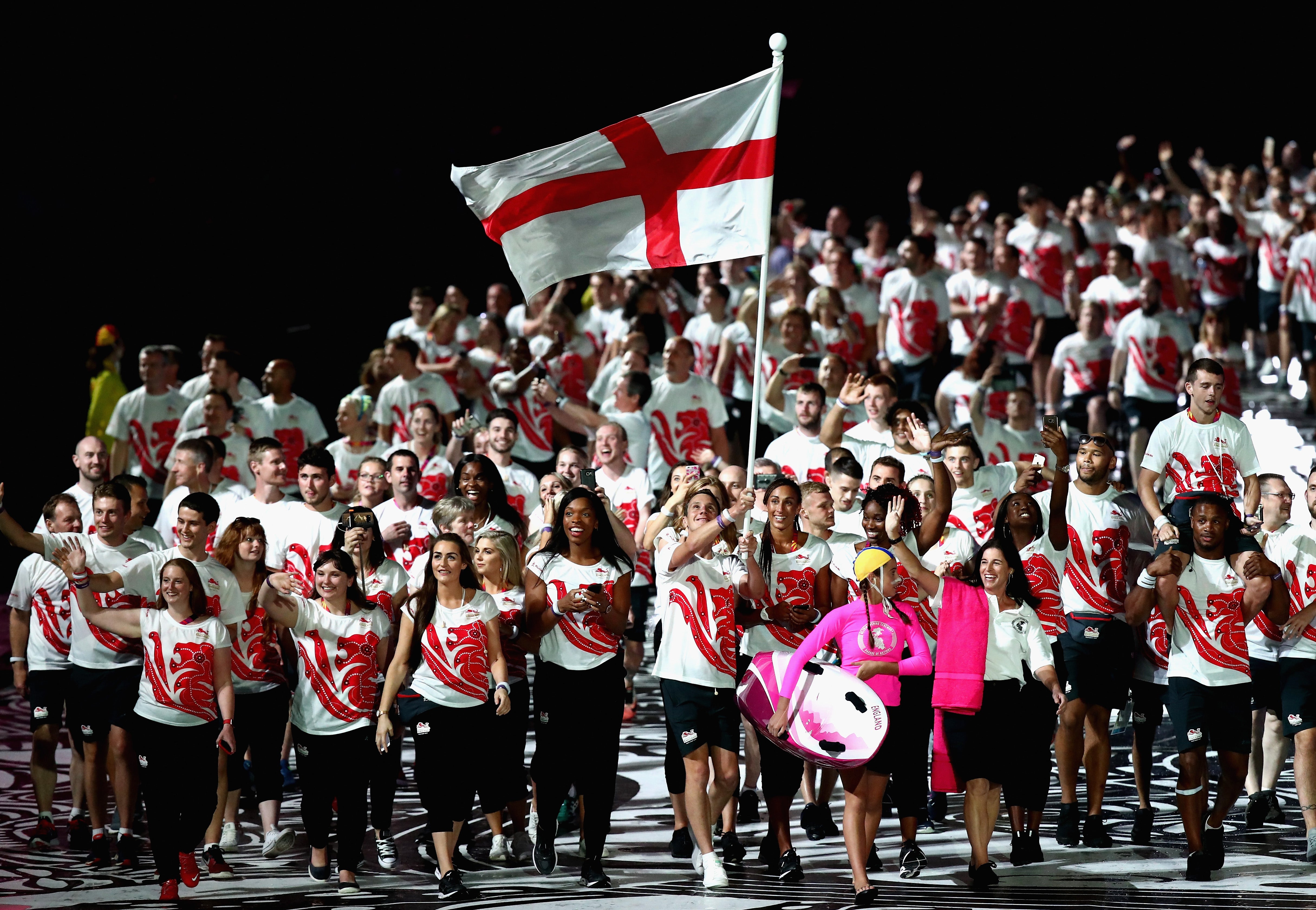 Team England at the 2018 Commonwealth Games in Gold Coast, Australia