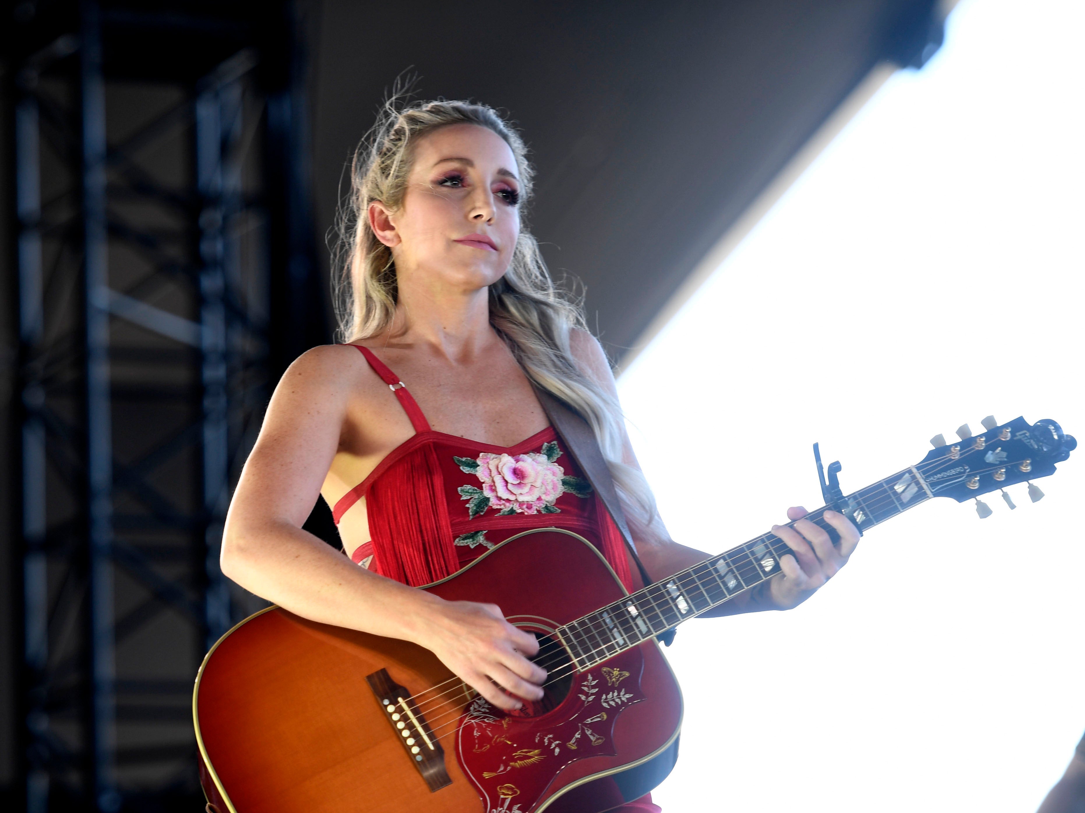 <p>Ashley Monroe performing during the 2019 Stagecoach Festival</p>