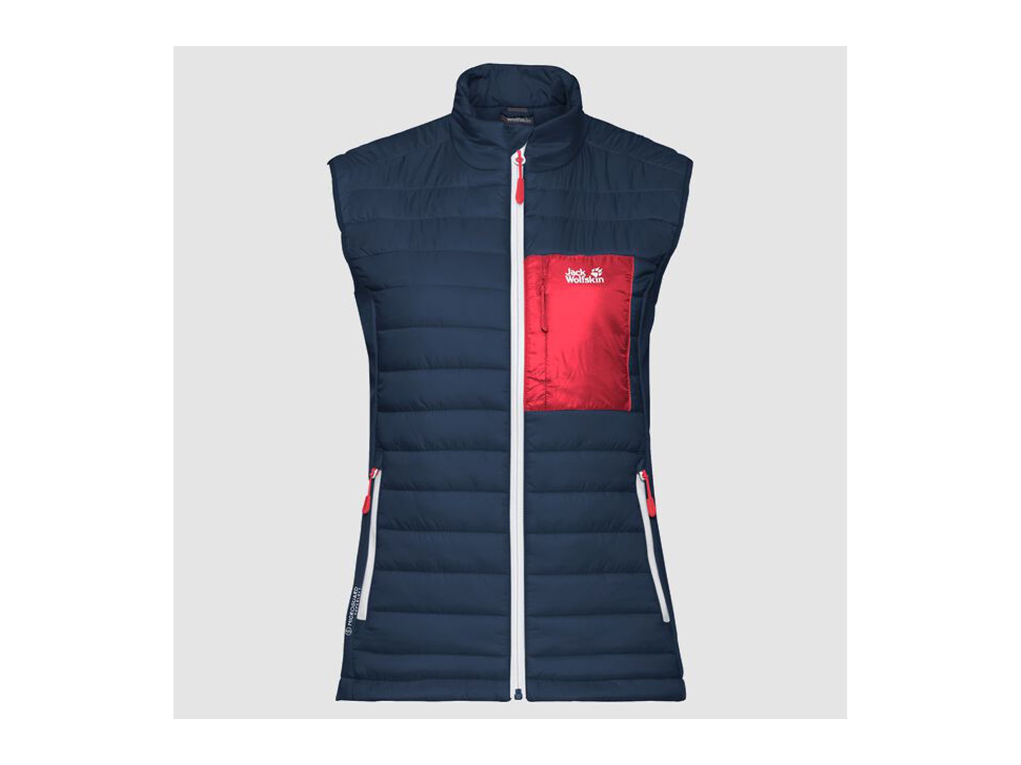 Save 20% S Red Womens Clothing Jackets Waistcoats and gilets Jack Wolfskin Tech Fabric Mix Womens Gilet 