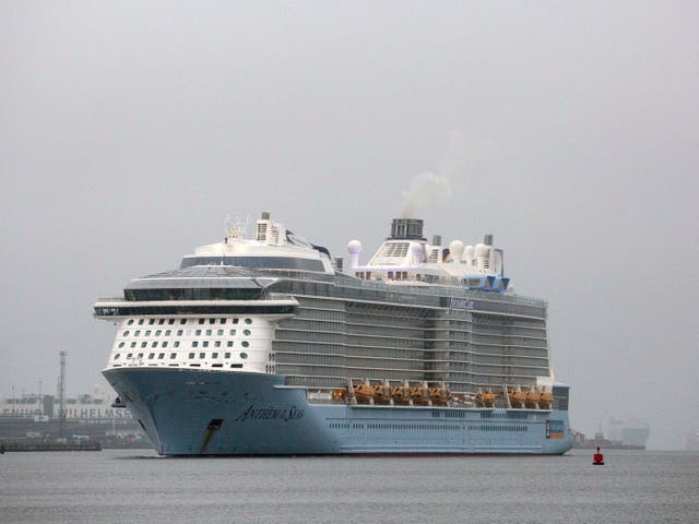 <p>Royal Caribbean’s Anthem of the Seas returns to the UK for the first time in six years, docking at Southampton ahead of its sailings around the British Isles this summer</p>