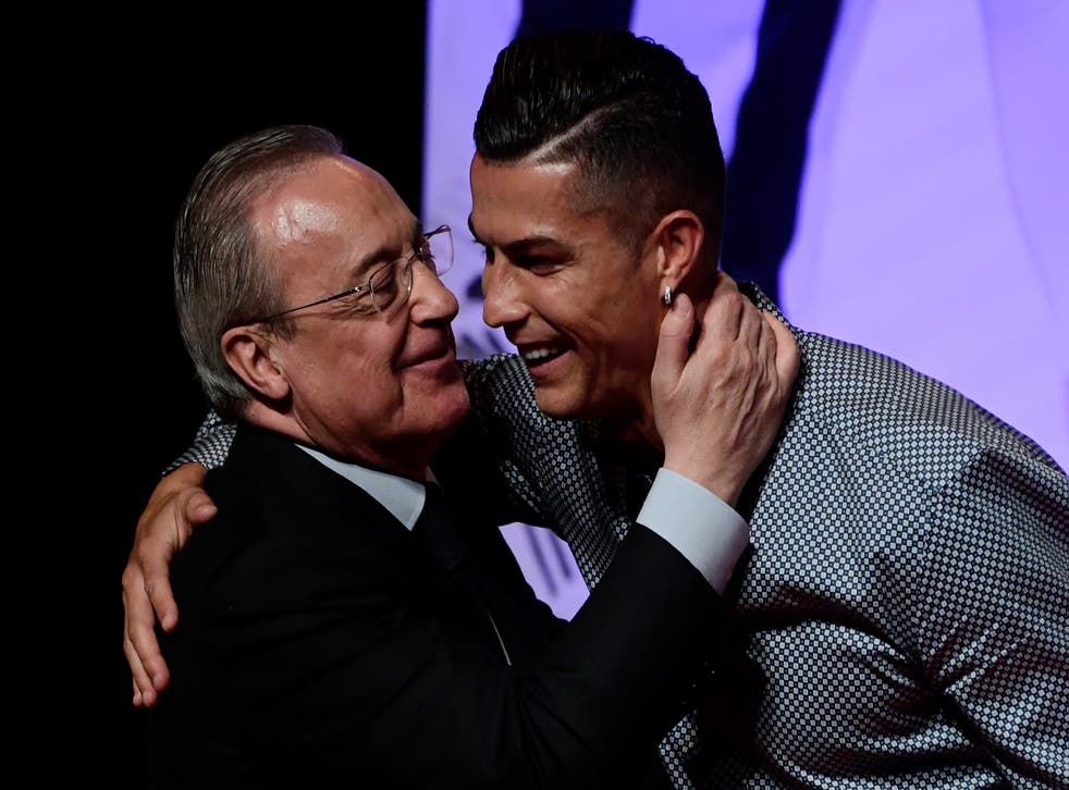 Cristiano Ronaldo labelled an 'imbecile' by Real Madrid president Florentino  Perez in leaked recording | The Independent