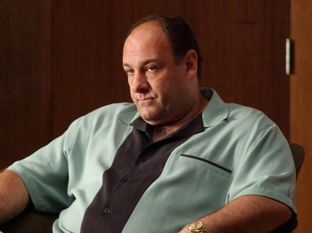 <p>James Gandolfini as Tony Soprano in ‘The Sopranos'</p>