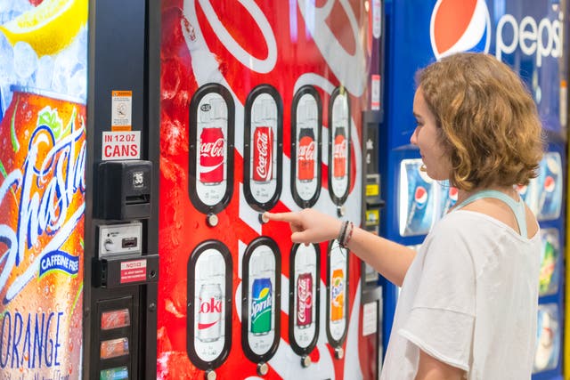 <p>Supply chain issues and other increased costs have led to a big jump in the price of snacks from vending machines</p>