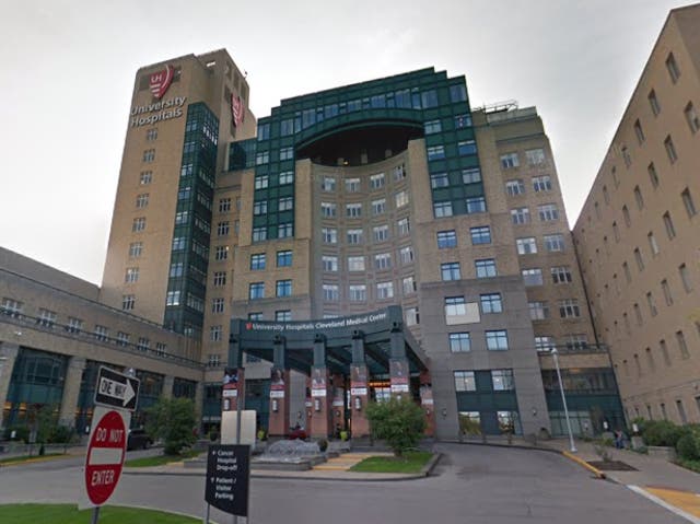 <p>University Hospital in Cleveland, Ohio, where a kidney was mistakenly transferred into the wrong patient.</p>