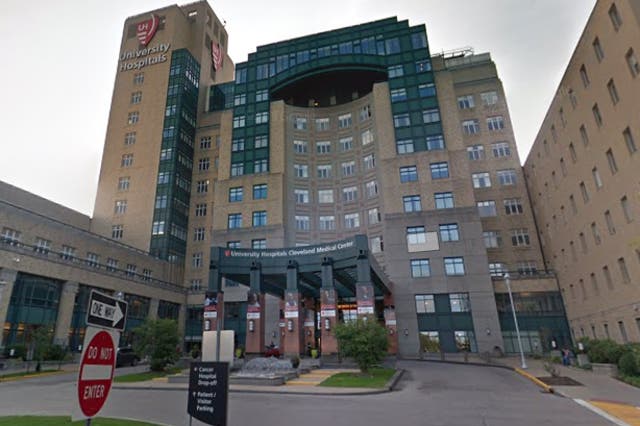 <p>University Hospital in Cleveland, Ohio, where a kidney was mistakenly transferred into the wrong patient.</p>