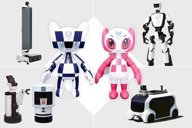 <p>Meet the army of robots that will help run the Tokyo Games</p>