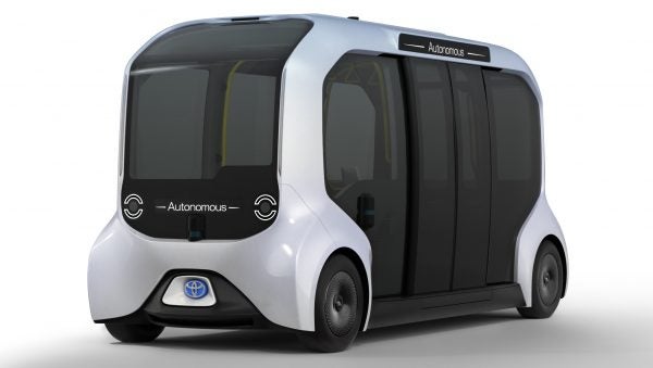 The e-Palette, a fully autonomous battery-electric vehicle, was adapted specifically for use during the Tokyo Olympic and Paralympic Games