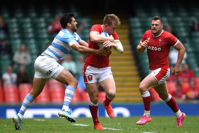 Wales centre Nick Tompkins is hoping to round off the season with victory over Argentina