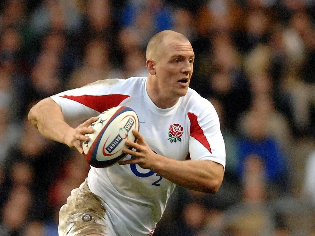 Mike Tindall in action for England