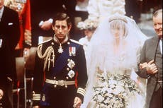 Prince Charles and Princess Diana’s wedding cake slice sold for £1,850