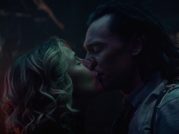 Sylvie (Sophia Di Martino) and Loki (Tom Hiddleston) kissed in the ‘Loki’ finale