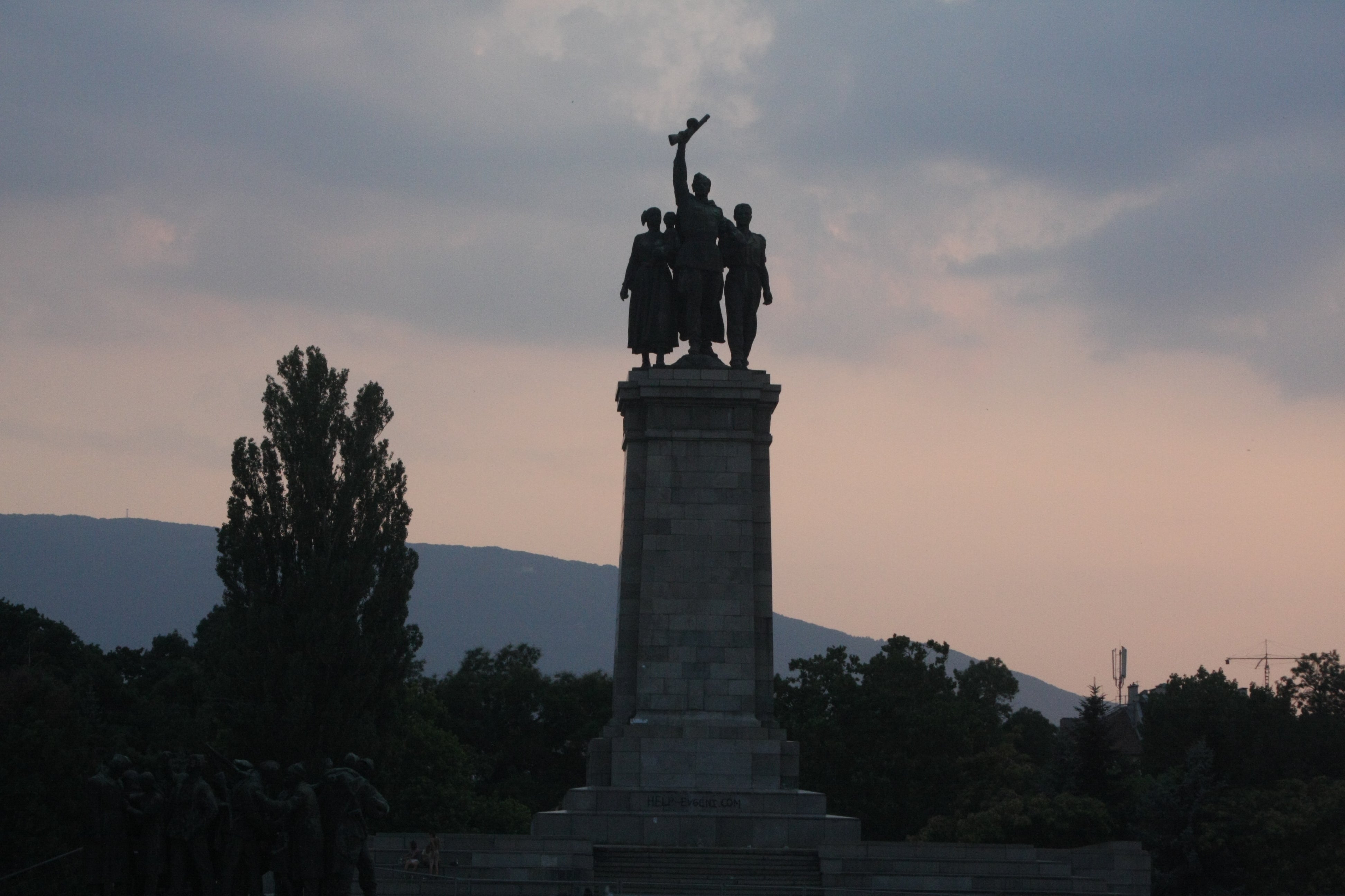 Taking back control: independence monument in Sofia, the capital of Bulgaria