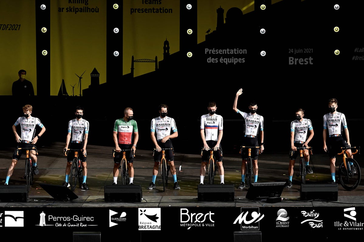 Tour De France Team Bahrain Victorious Deny Wrongdoing After Police Raid On Hotel The Independent