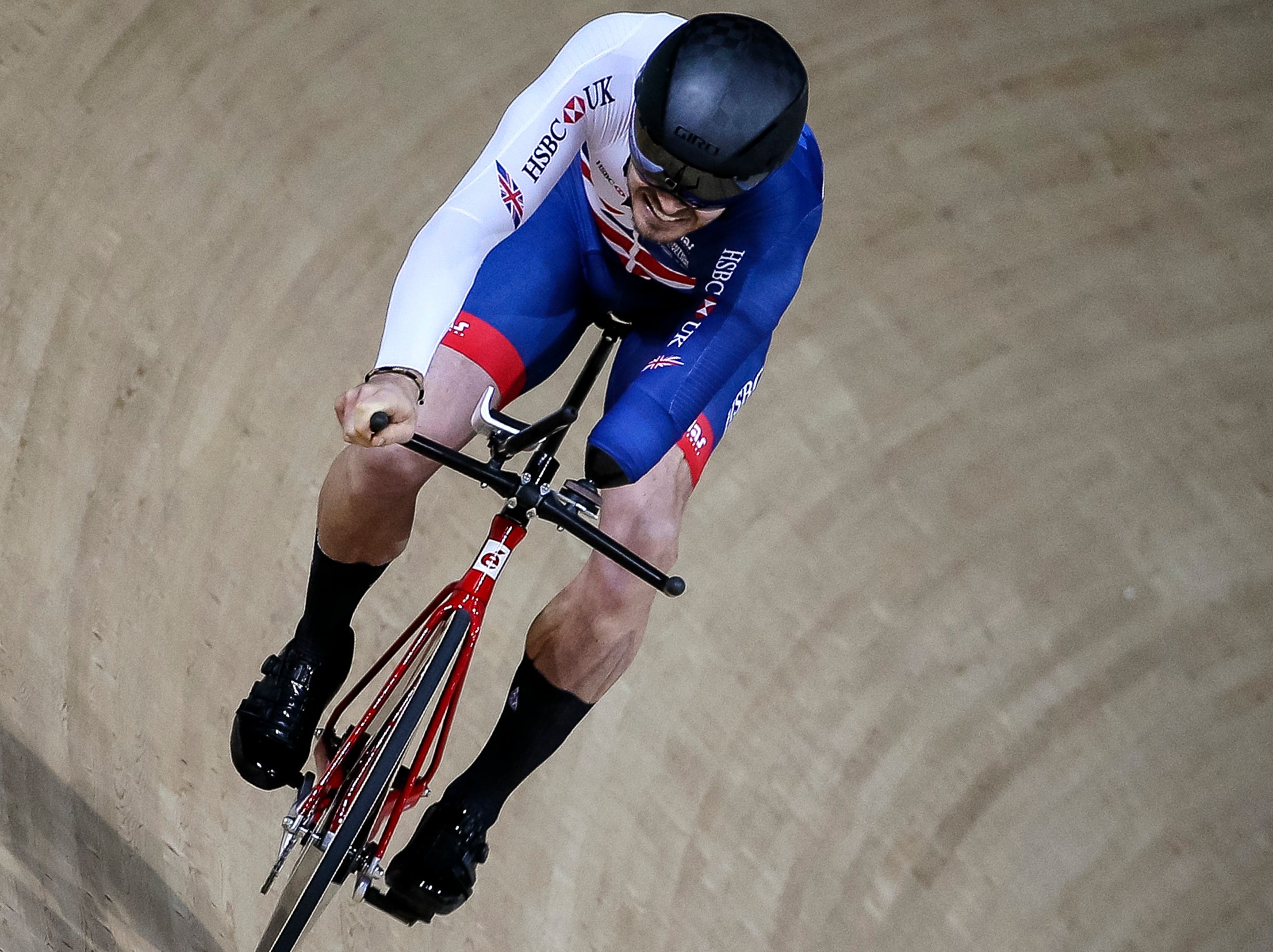 South-African born Jaco van Gass at the Paracyling World Championships in 2018