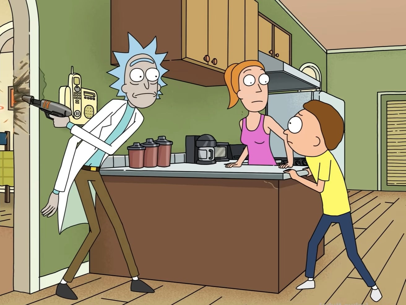 A still from season five of ‘Rick and Morty'