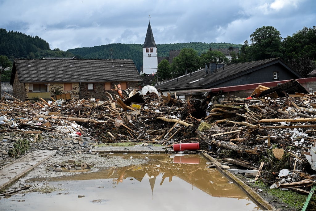 Germany Belgium floods live: Latest death toll as houses swept away