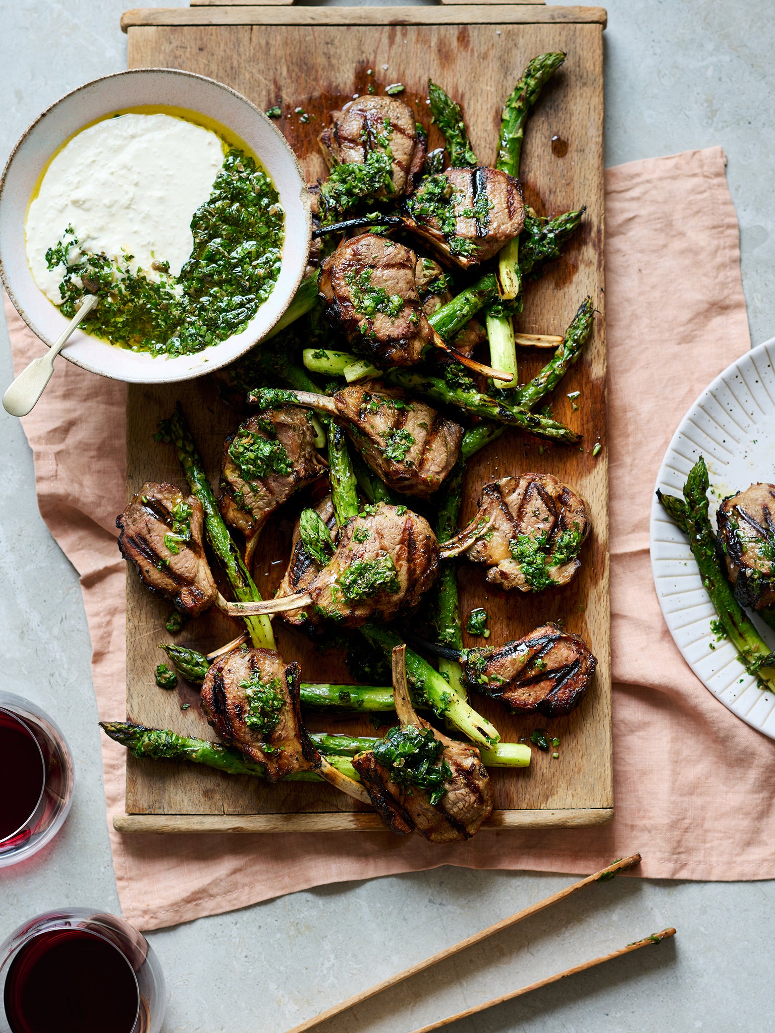 Just a few minutes on the barbecue and you’ve got a stunning dish