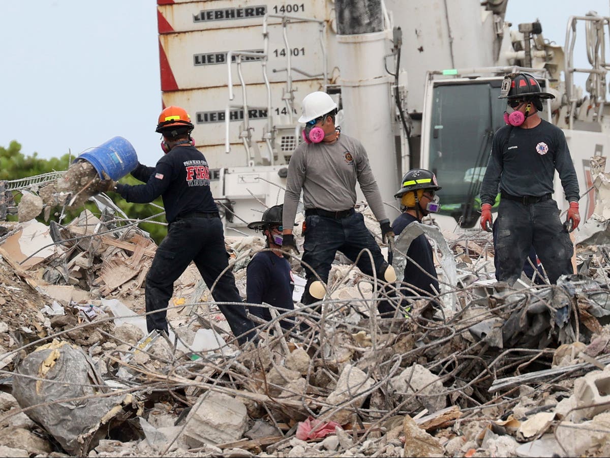 &lsquo;Half the building&rsquo;s not there&rsquo;: 911 calls reveal confusion after Surfside collapse 