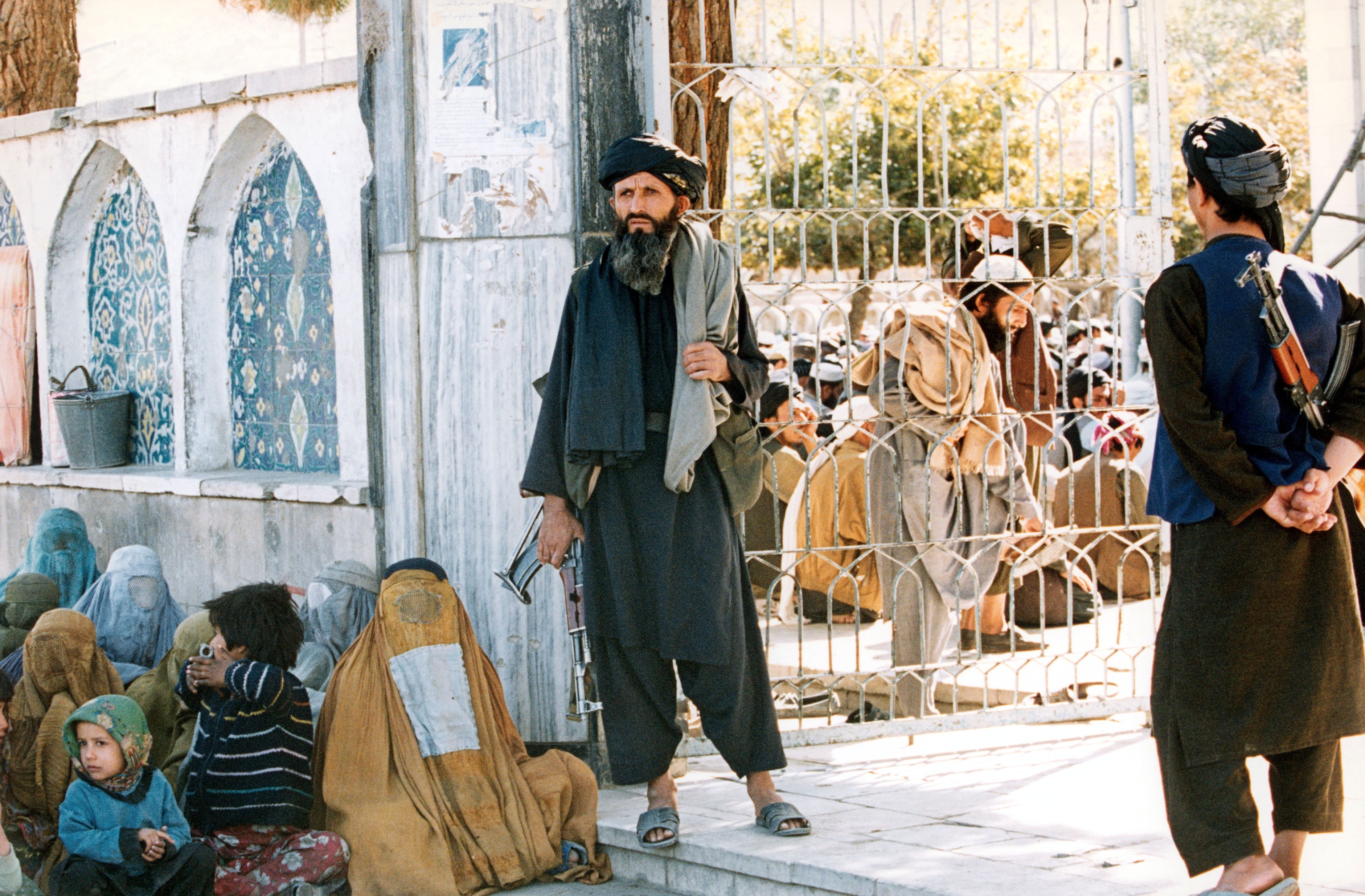 The Taliban in October 1996, after seizing power in Kabul and beginning their control