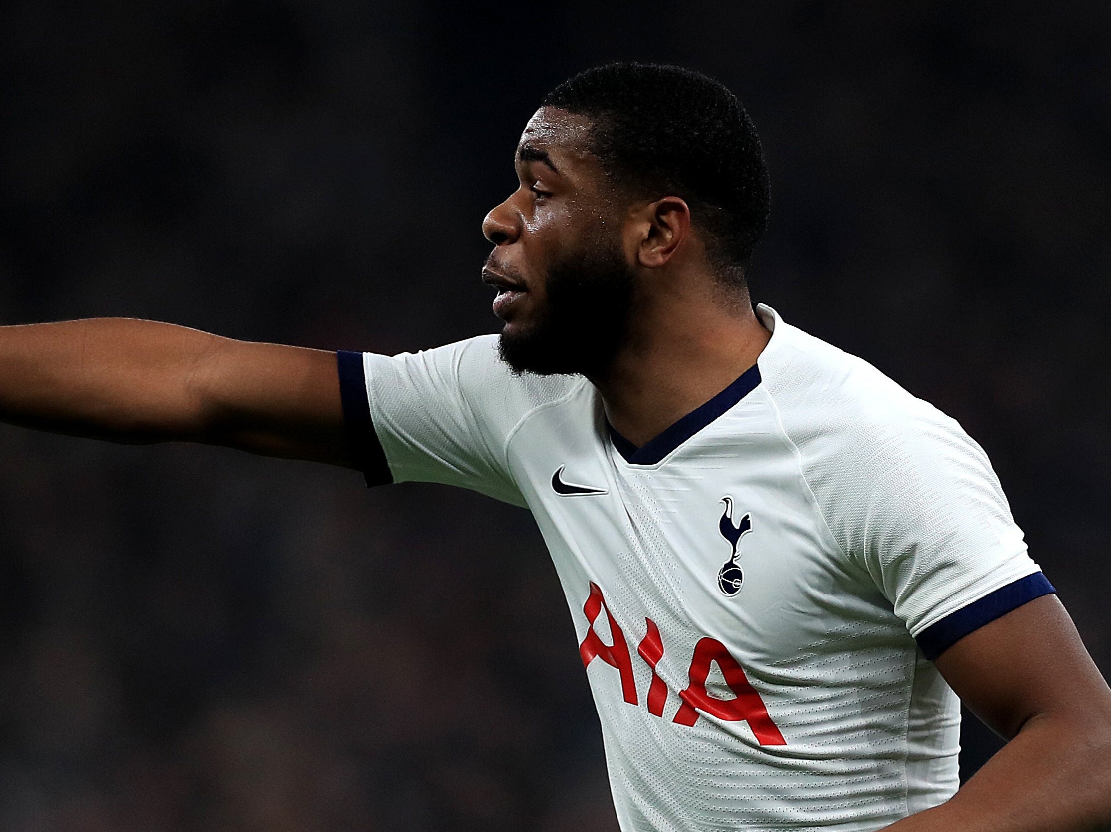 Japhet Tanganga in action for Spurs