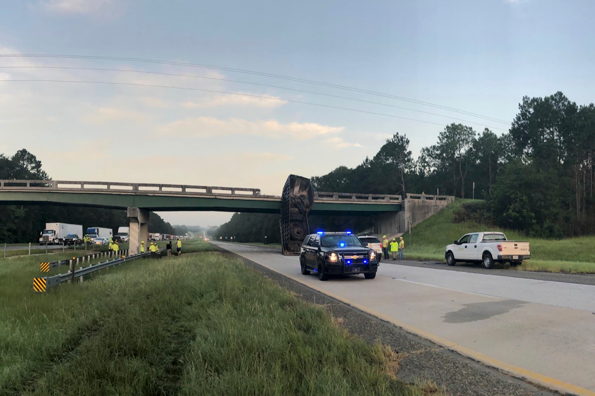 Crews demolish bridge with aim to reopen Georgia interstate South