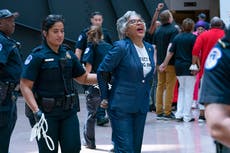 Congressional Black Caucus chair arrested during voting rights protest at Capitol