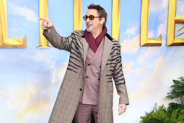 <p>File image: Robert Downey Jr attends the “Dolittle” special screening in London in 2020</p>