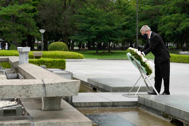 Tokyo Olympics Bach Hiroshima