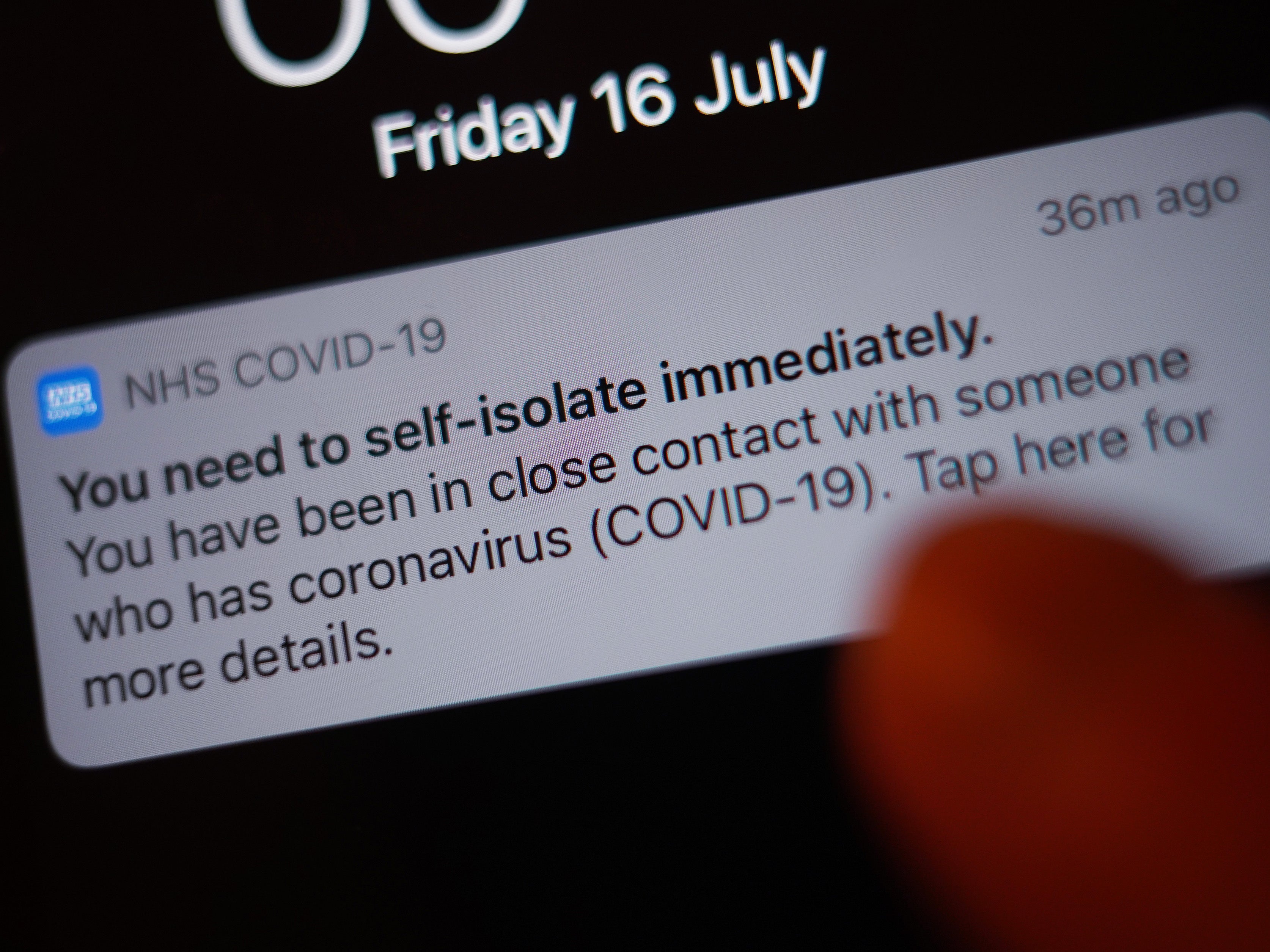 Millions of people are expected to be pinged by the Covid app in weeks ahead