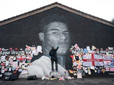 Rashford graffiti not thought to be racially motivated, police say