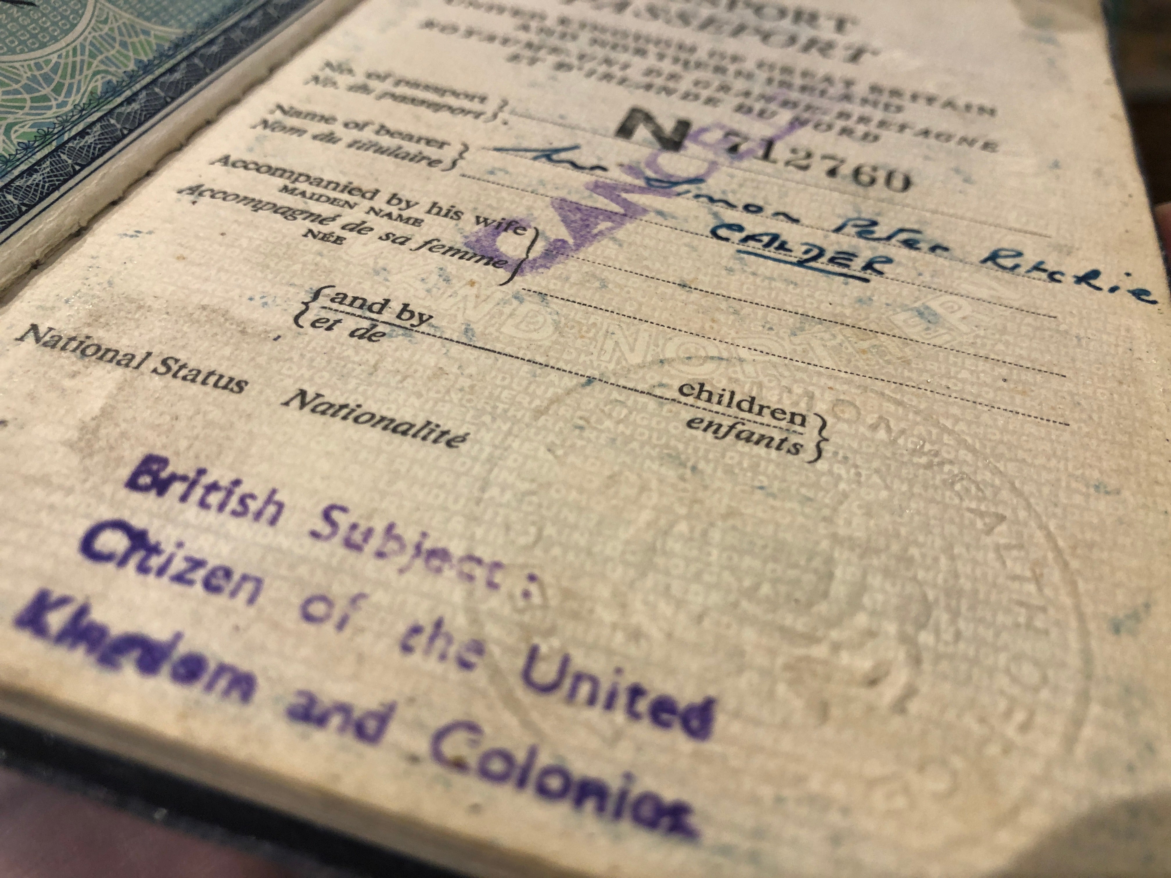 Going places: a 1970s passport