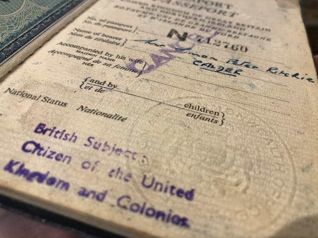 <p>Going places: a 1970s passport</p>