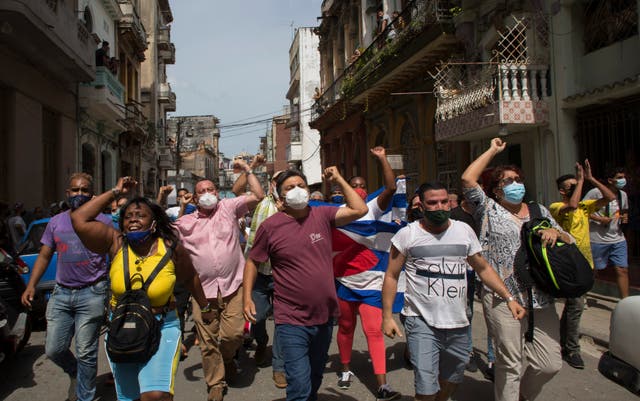 CUBA-PROTESTAS