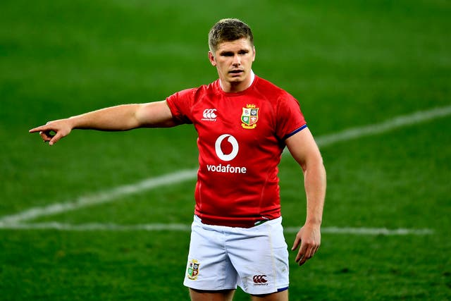 <p>The Springboks director of rugby has posted footage of England captain Farrell leading with the shoulder when making contact with Jasper Wiese and then bringing down De Klerk with what appears to be a high tackle</p>