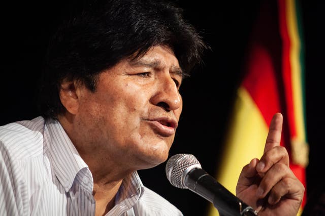 <p>Morales renunció a la presidencia después de que la OEA sembró la sospecha de un fraude electoral en 2019</p>