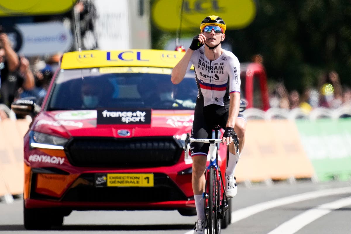 Matej Mohoric solos to victory as Mark Cavendish left to ...