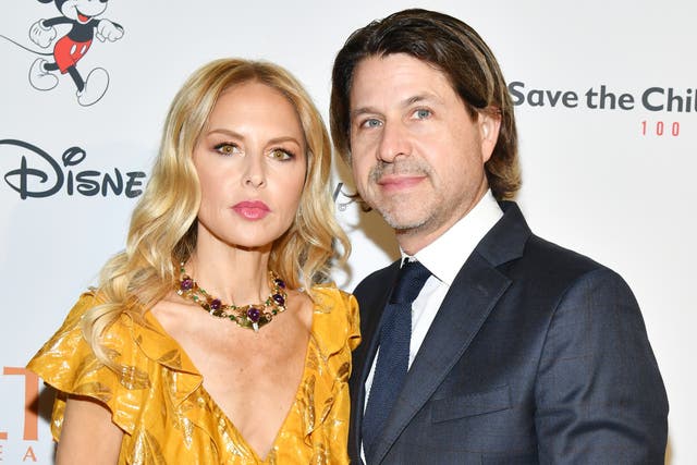 <p>Rachel Zoe and Rodger Berman at an event on 22 October 2019 in Beverly Hills, California</p>
