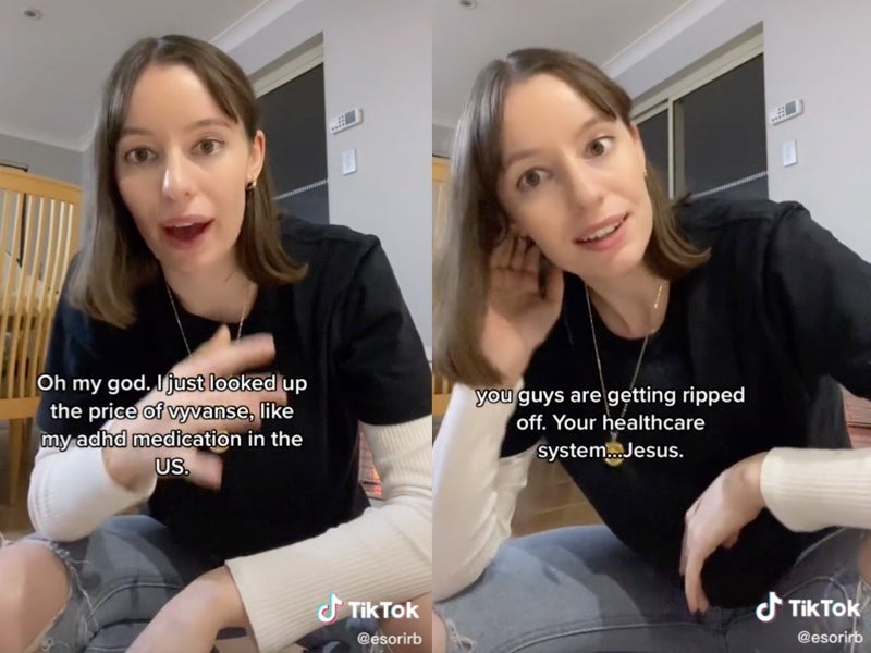 Australian woman goes viral after highlighting difference in prescription drug costs of ADHD medication in US