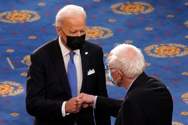 BIDEN SANDERS