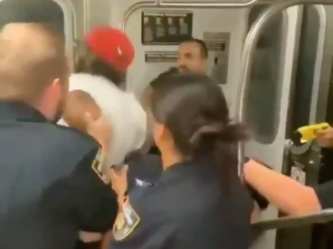 NYPD officers were filmed using a stun gun on a Black man who allegedly had held open a subway gate for a fellow passenger, allowing them to avoid paying the fare.