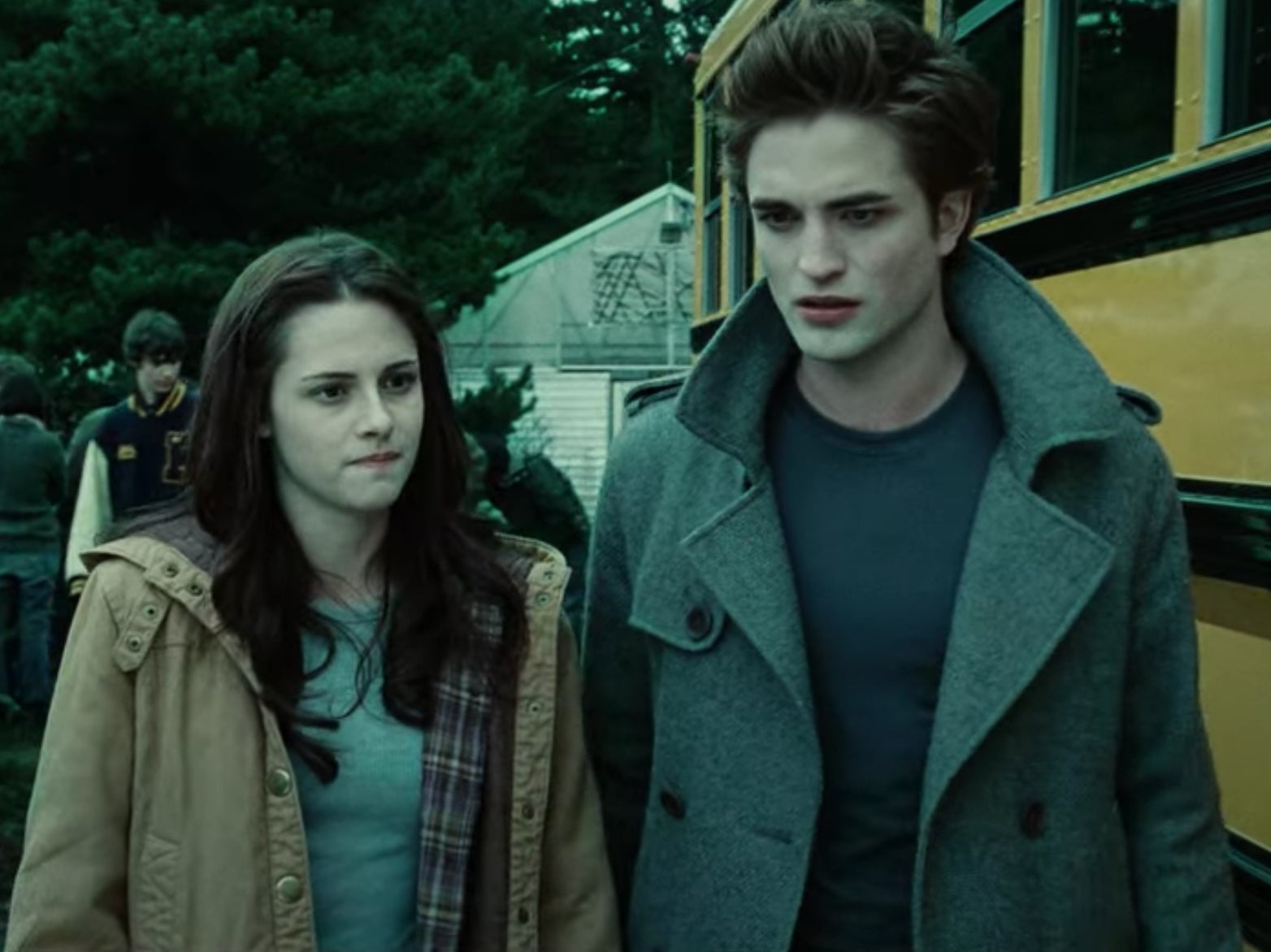 Kristen Stewart and Robert Pattinson in ‘Twilight'