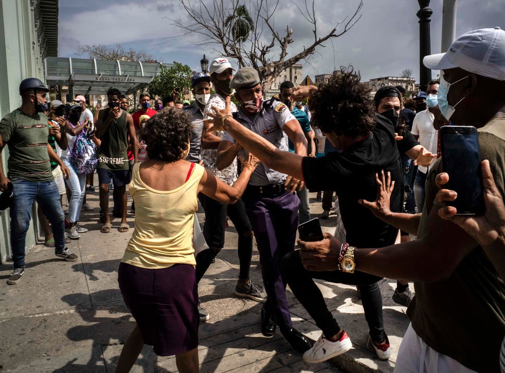 CUBA-PROTESTAS