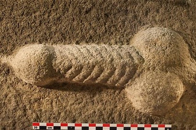 <p>Roman stone-carved penis discovered near Catterick</p>