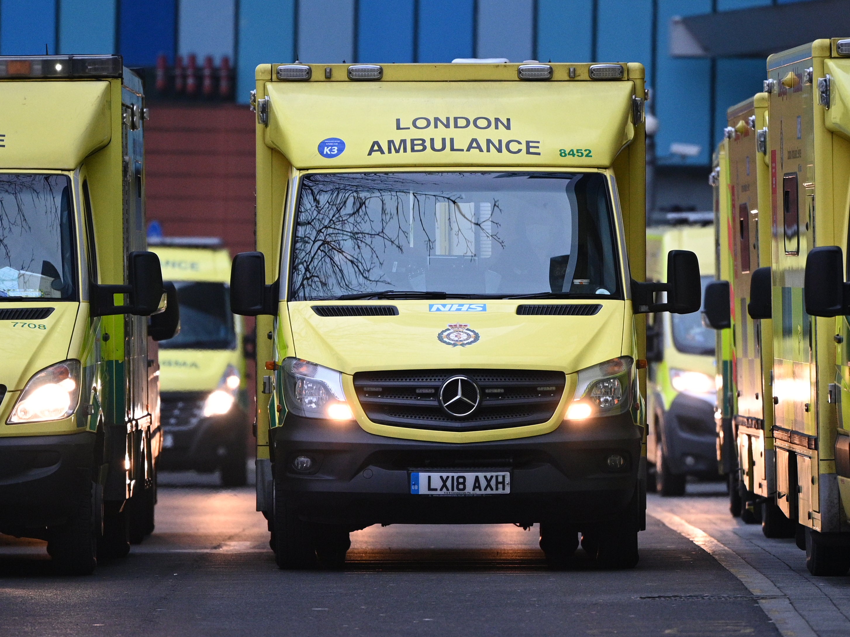 London ambulance service declared a ‘business continuity incident’ on Monday evening, meaning there was a risk of normal services being disrupted below an acceptable level