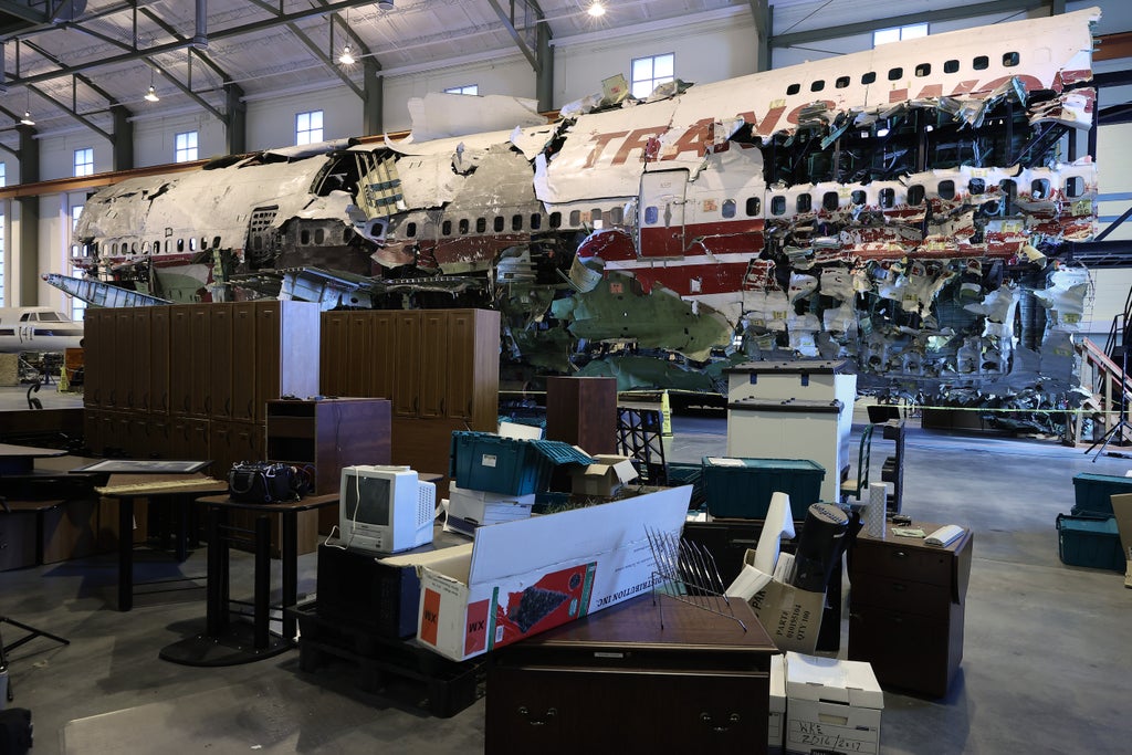 TWA flight 800: Planeâ€™s reconstructed wreckage to be destroyed 25 years after mid-air explosion