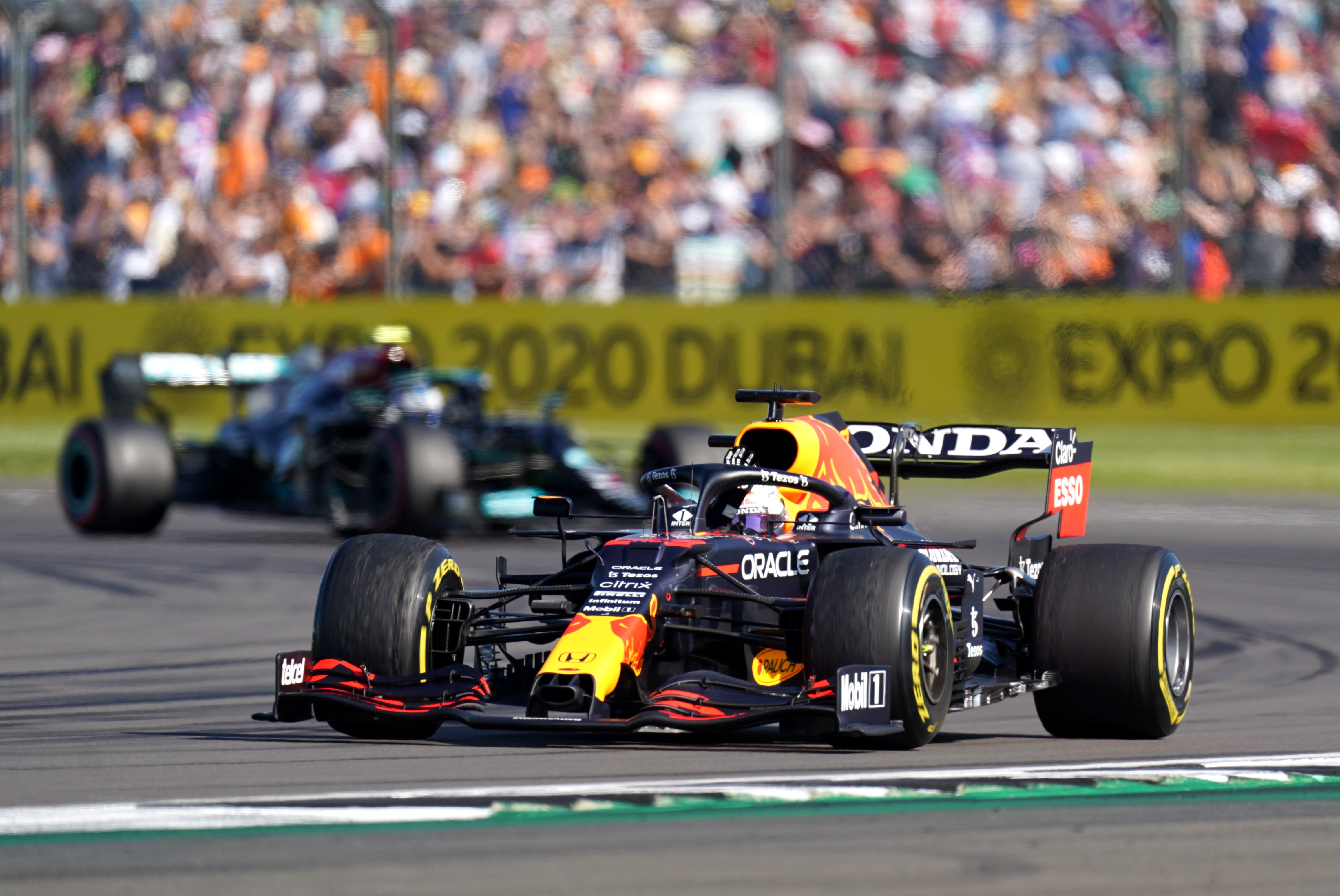 Max Verstappen passed Lewis Hamilton to secure pole position