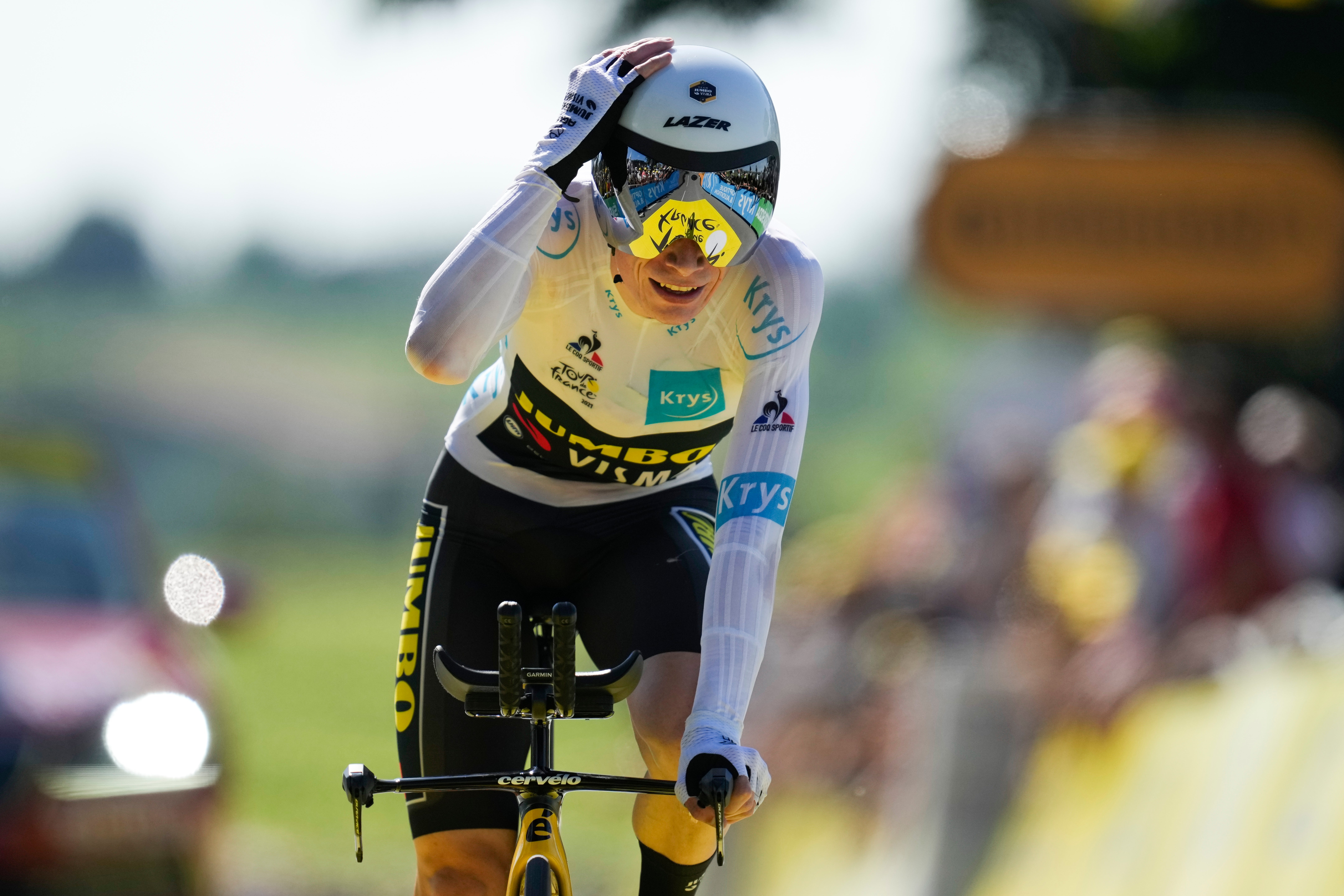 Vingegaard cemented his second place in the general classification standings