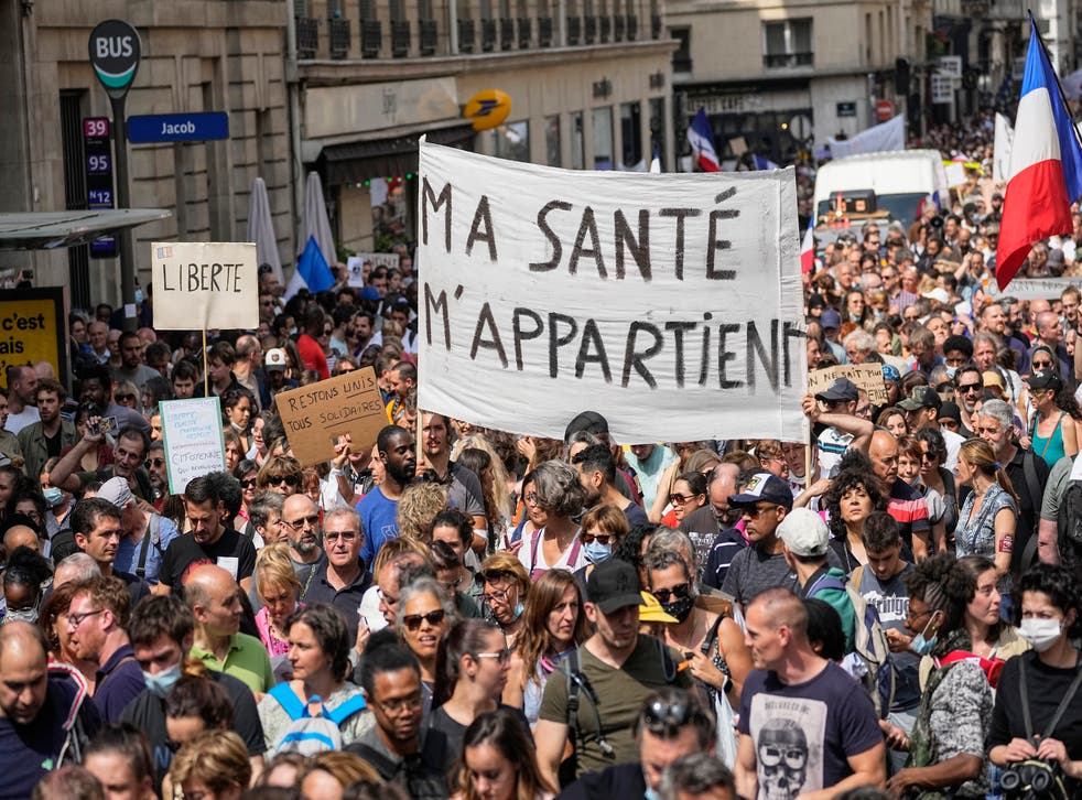 CORONAVIRUS-FRANCIA-PROTESTAS
