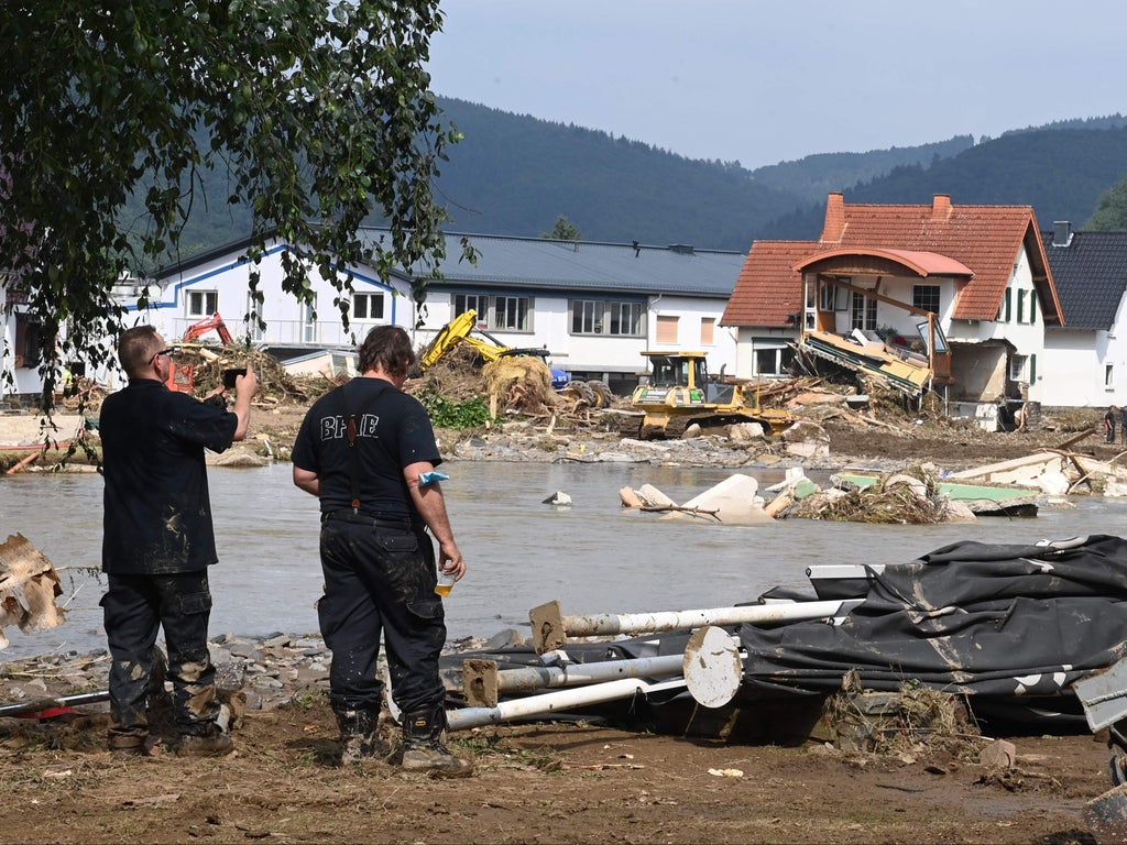 Germany-Belgium floods: Death toll tops 180 as Angela Merkel to visit