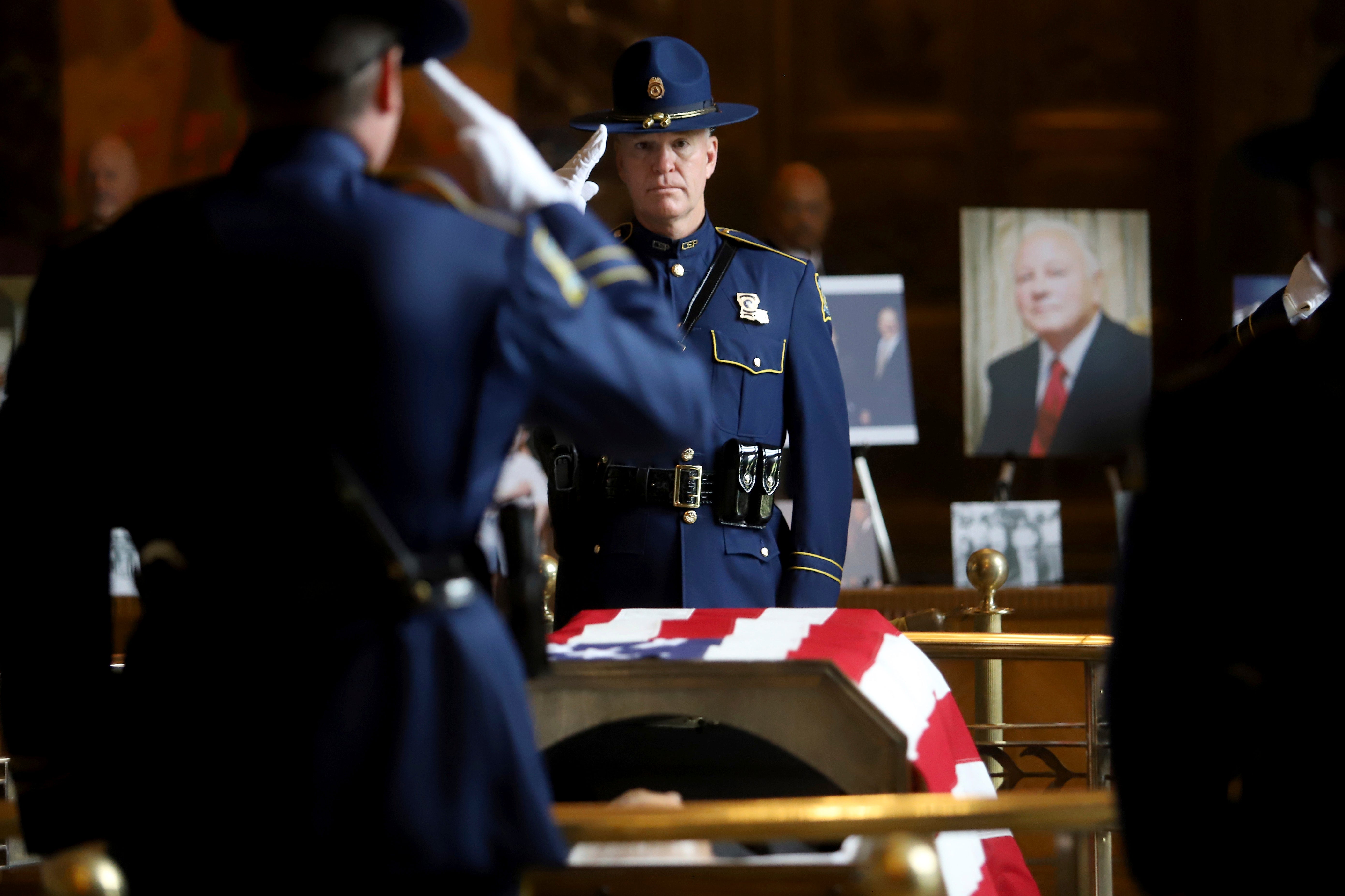 APTOPIX Edwin Edwards Memorial